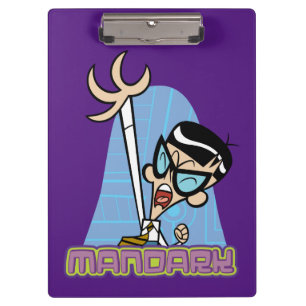 Carpeta De Pinza Gráfico de nombre de carácter de Mandark