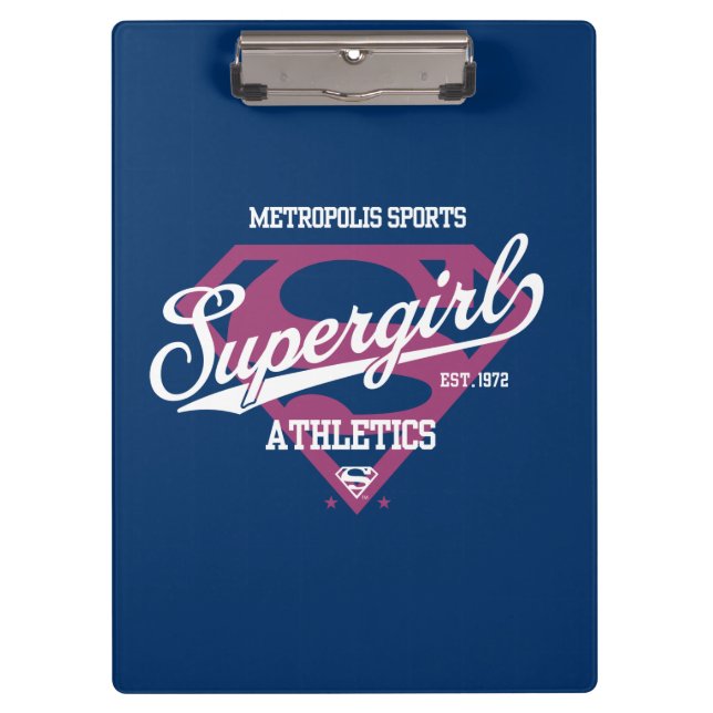 Carpeta De Pinza Gráfico de superchica Metropolis Sports Athletics (Anverso)