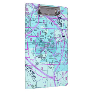 Carpeta De Pinza Gráfico de vías aéreas del aeropuerto de Phoenix