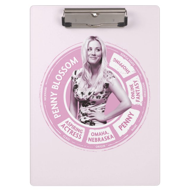 Carpeta De Pinza Gráfico informativo Penny Blossom (Anverso)