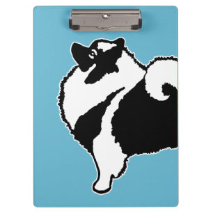 Carpeta De Pinza Gráficos de Keeshond - Arte de perro original lind