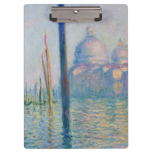 Carpeta De Pinza Gran Canal Monet Venecia Italia Pintura Clásica