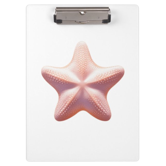 Carpeta De Pinza Gran Estrella de Mar Rosa (Anverso)