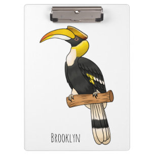 Carpeta De Pinza Gran ilustracion de personalizado de aves de balle
