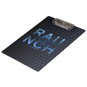Carpeta De Pinza Gran letra azul delgadoJoe de raunch metálico