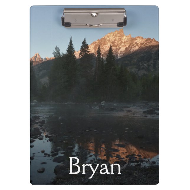 Carpeta De Pinza Grand Teton Sunrise en Cottonwood Creek (Anverso)