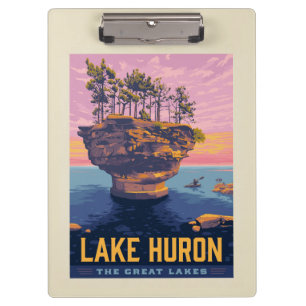 Carpeta De Pinza Grandes Lagos   Lago Huron