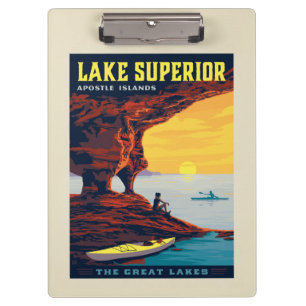 Carpeta De Pinza Grandes Lagos Lago Superior