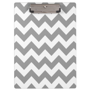 Carpeta De Pinza Gray Bold Chevron