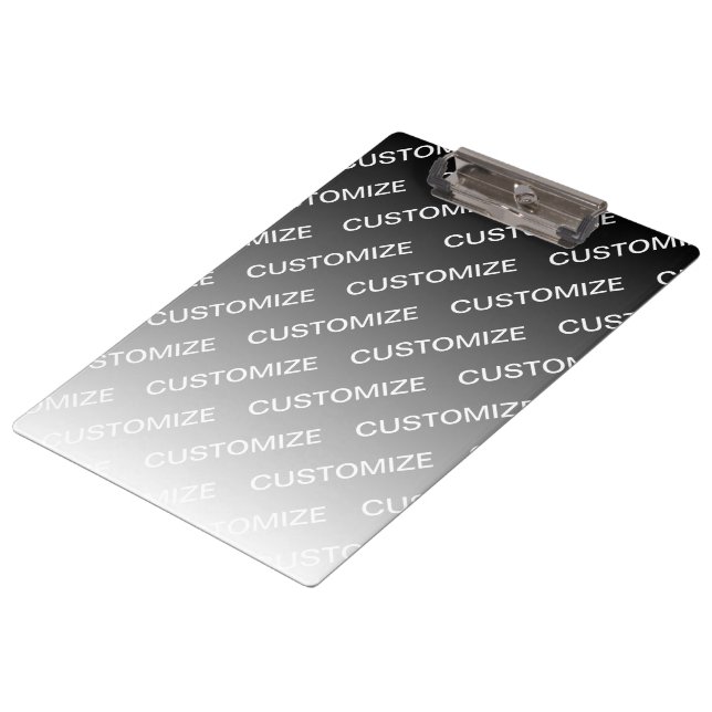 Carpeta De Pinza Gray (changeable color) Ombre & Text Pattern (Angular)