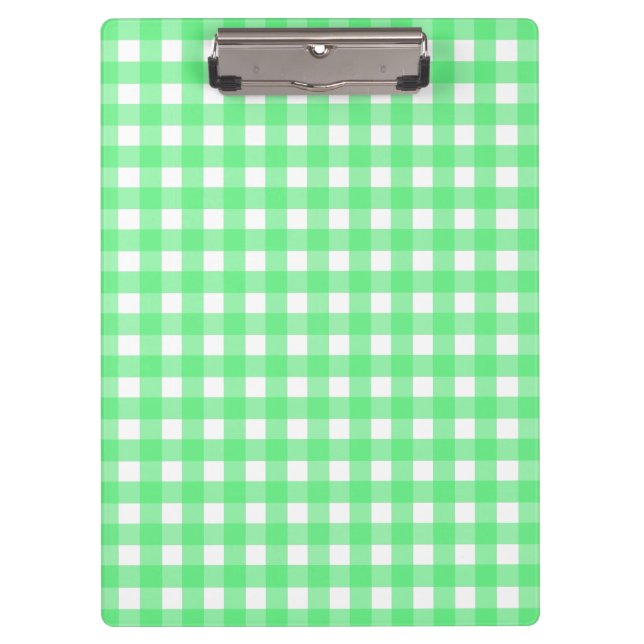Carpeta De Pinza Green gingham (Anverso)