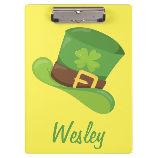 Carpeta De Pinza Green St. Patrick's Day Gorra (Anverso)
