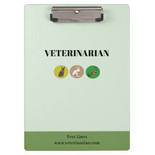 Carpeta De Pinza Green veterinario