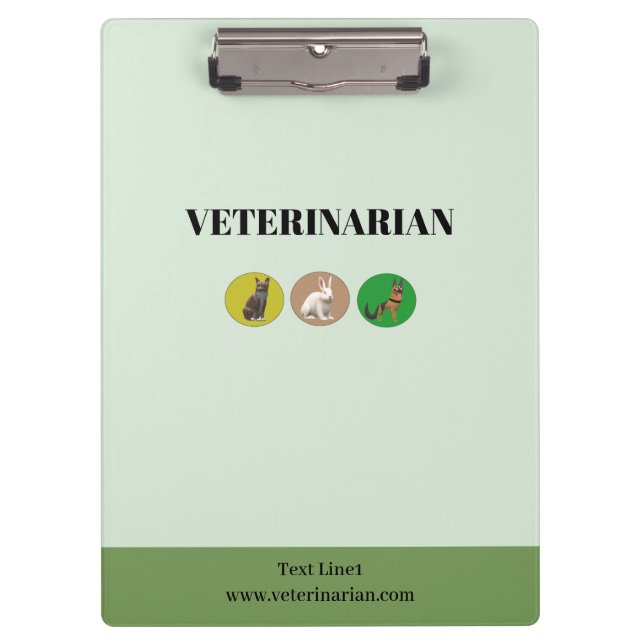 Carpeta De Pinza Green veterinario (Anverso)