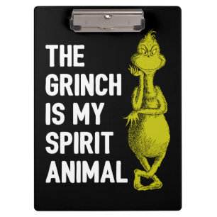 Carpeta De Pinza Grinch es mi Animal Espiritual