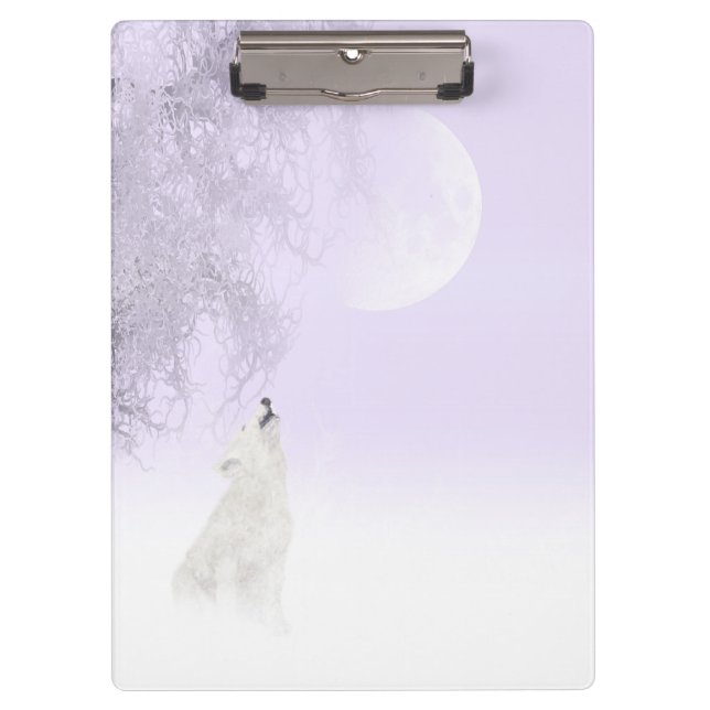 Carpeta De Pinza Grito en el lobo de la luna (Anverso)