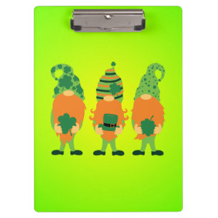 Carpeta De Pinza Grnomes del Día de San Patricio
