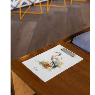 Carpeta De Pinza Grulla errante, personalizado