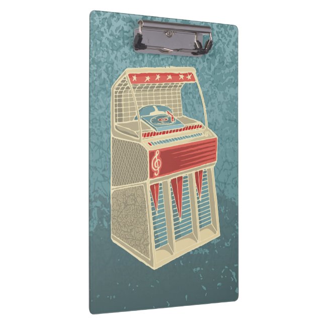 Carpeta De Pinza Grunge Jukebox (Derecha)