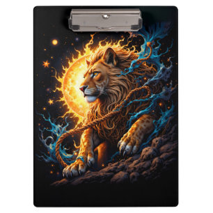Carpeta De Pinza Guardián del Umbral Solar – León del Equilibrio