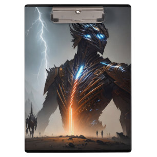Carpeta De Pinza Guerrero Lightning Cyborg
