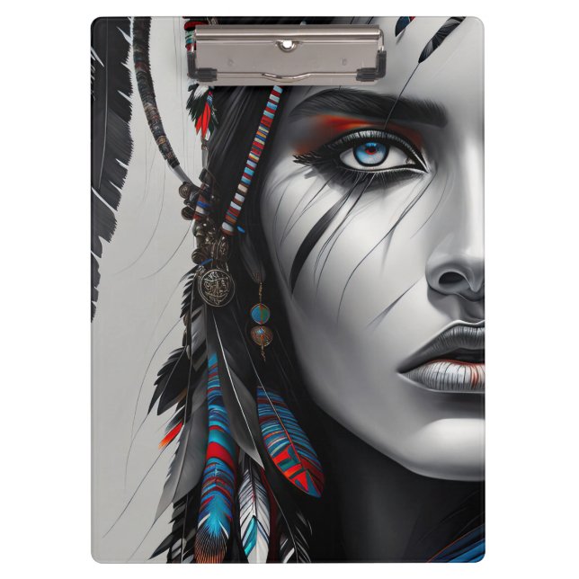 Carpeta De Pinza Guerrero tribal (Anverso)