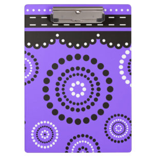Carpeta De Pinza Guirnalda ARTdeco negro blanco + tu color de fondo
