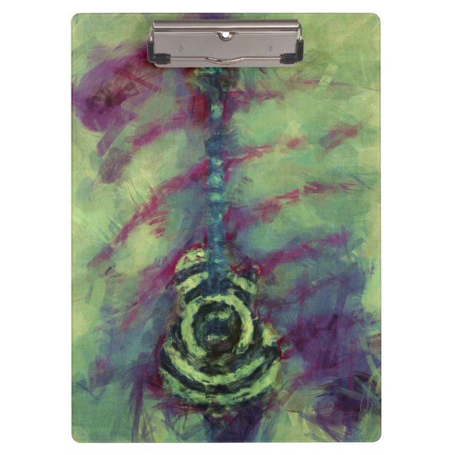 Carpeta De Pinza Guitarra personalizada musican (Anverso)