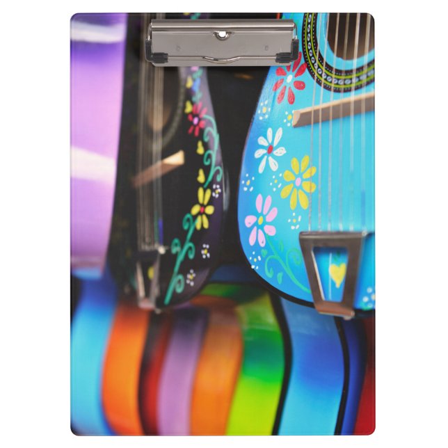Carpeta De Pinza Guitarras musicales brillantes (Anverso)