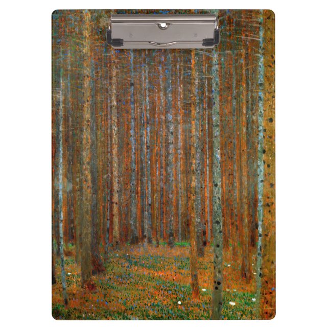 Carpeta De Pinza Gustav Klimt - Bosque Pino de Tannenwald (Anverso)