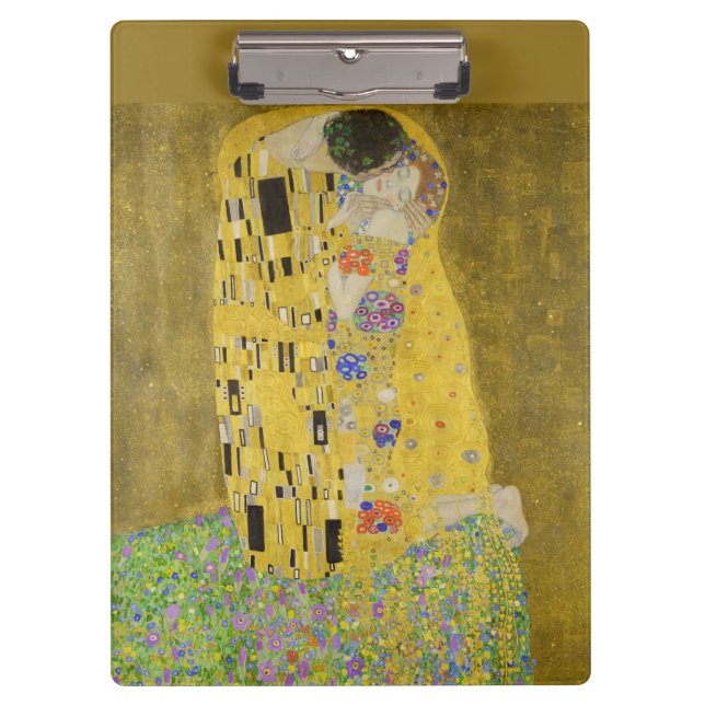 Carpeta De Pinza Gustav Klimt - El beso (Anverso)