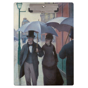 Carpeta De Pinza Gustave Caillebotte - Calle de París; Día lluvioso