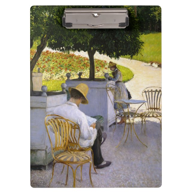 Carpeta De Pinza Gustave Caillebotte - Los árboles Naranjas (Anverso)