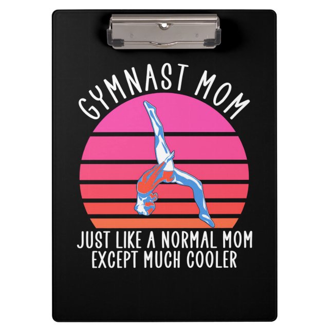 Carpeta De Pinza Gymnast Mom (Anverso)