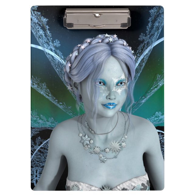Carpeta De Pinza Hada de Invierno (Anverso)
