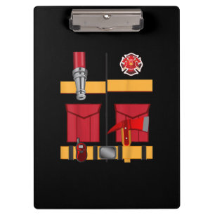 Carpeta De Pinza Halloween del disfraz de bombero