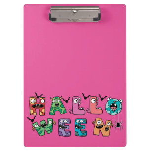 Carpeta De Pinza Halloween divertida