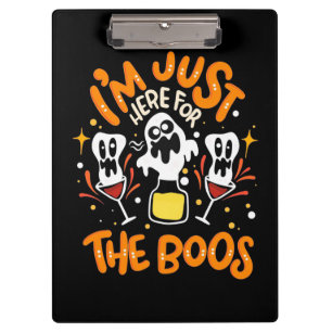 Carpeta De Pinza Halloween Estoy Aquí Para Los Boos