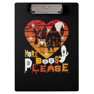 Carpeta De Pinza Halloween Más Boos Por Favor