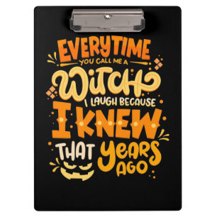 Carpeta De Pinza Halloween Me Llamas Una Bruja