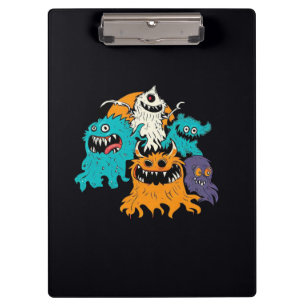 Carpeta De Pinza Halloween/Monster/Octubre/Otoño