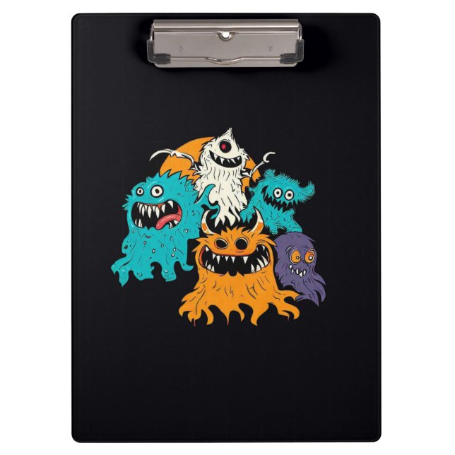 Carpeta De Pinza Halloween/Monster/Octubre/Otoño (Anverso)
