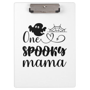 Carpeta De Pinza Halloween One Spooky Mama Birthday