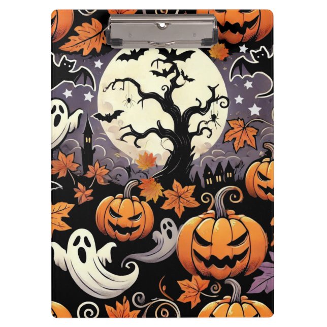 Carpeta De Pinza Halloween/otoño/otoño (Anverso)