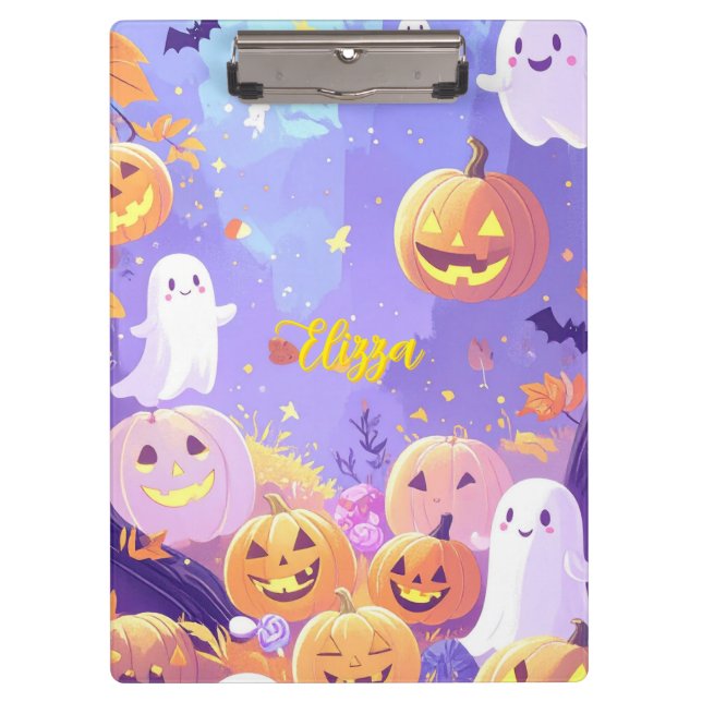 Carpeta De Pinza Halloween personalizable (Anverso)