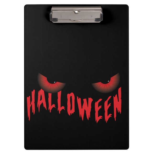 Carpeta De Pinza Halloween Red Scary Eyes (Anverso)