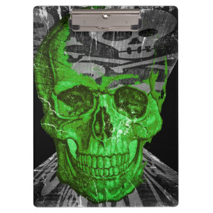 Carpeta De Pinza Halloween Skull