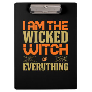 Carpeta De Pinza Halloween Soy La Bruja Malvada De Todo