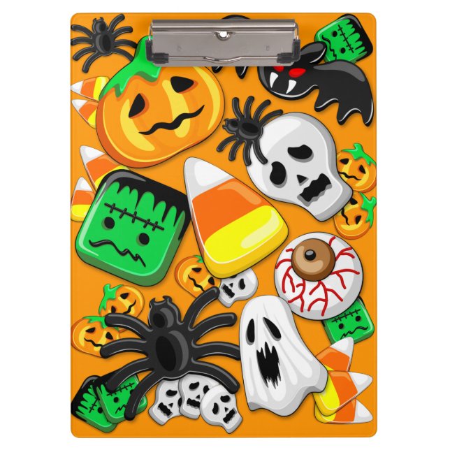 Carpeta De Pinza Halloween Spooky Candies Fiesta (Anverso)