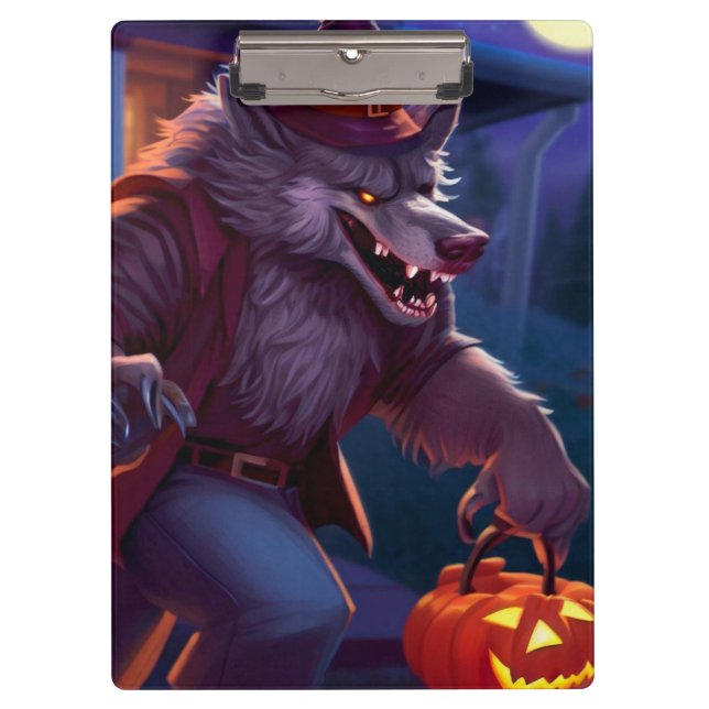 Carpeta De Pinza Halloween/werewolf/otoño/otoño (Anverso)